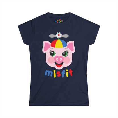 Misfit Piggy Women's T-shirt