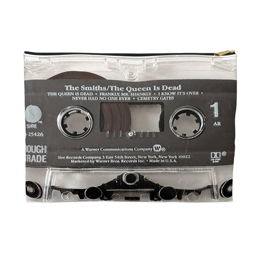 The Smiths The Queen is Dead Zipper Pouch - The Smiths The Queen is Dead Cassette Tape Accessory Bag - Morrissey Zipper Pouch