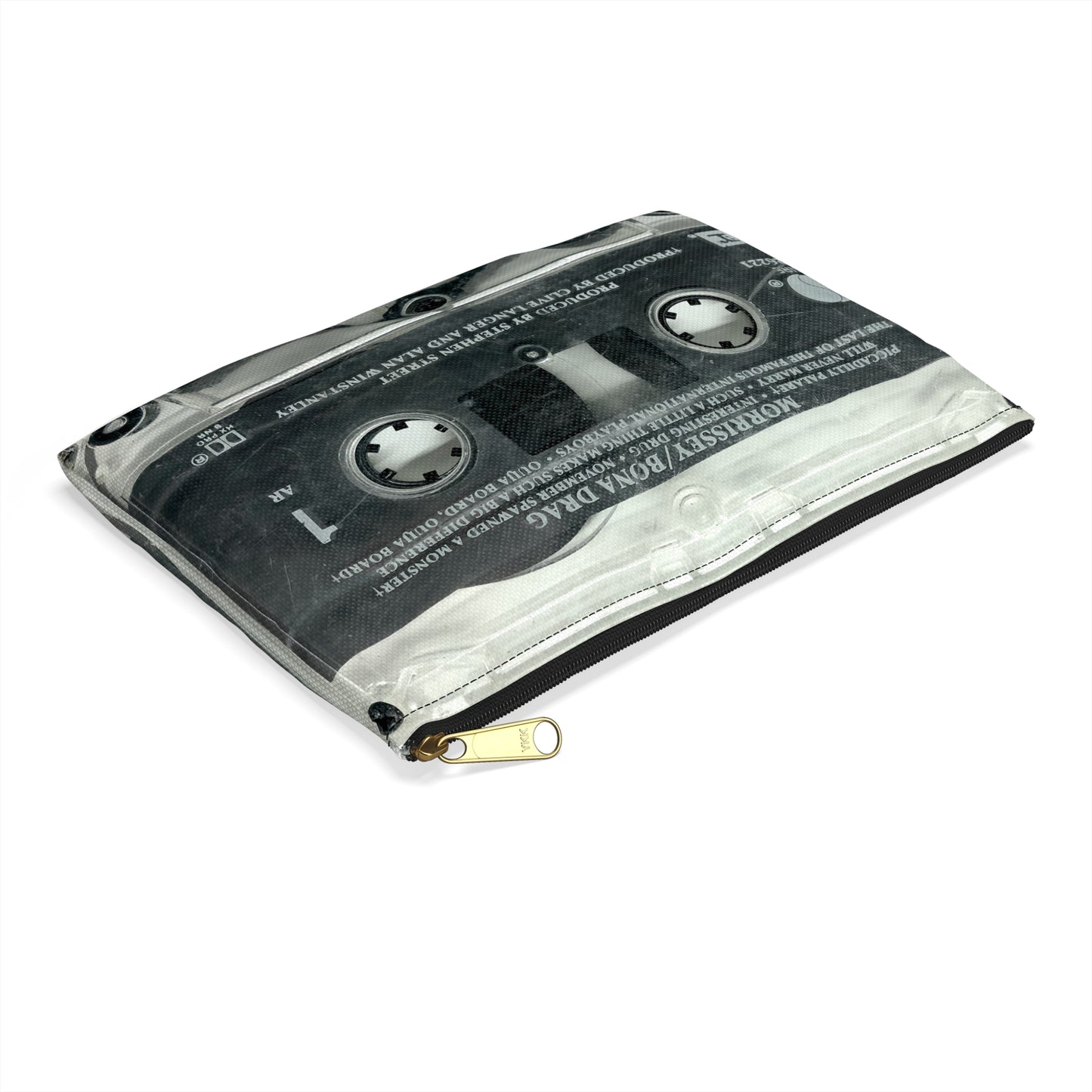 Morrissey Zipper Pouch - Morrissey Bona Drag Cassette Tape Zipper Pouch - The Smiths Cassette Tape Zipper Pouch