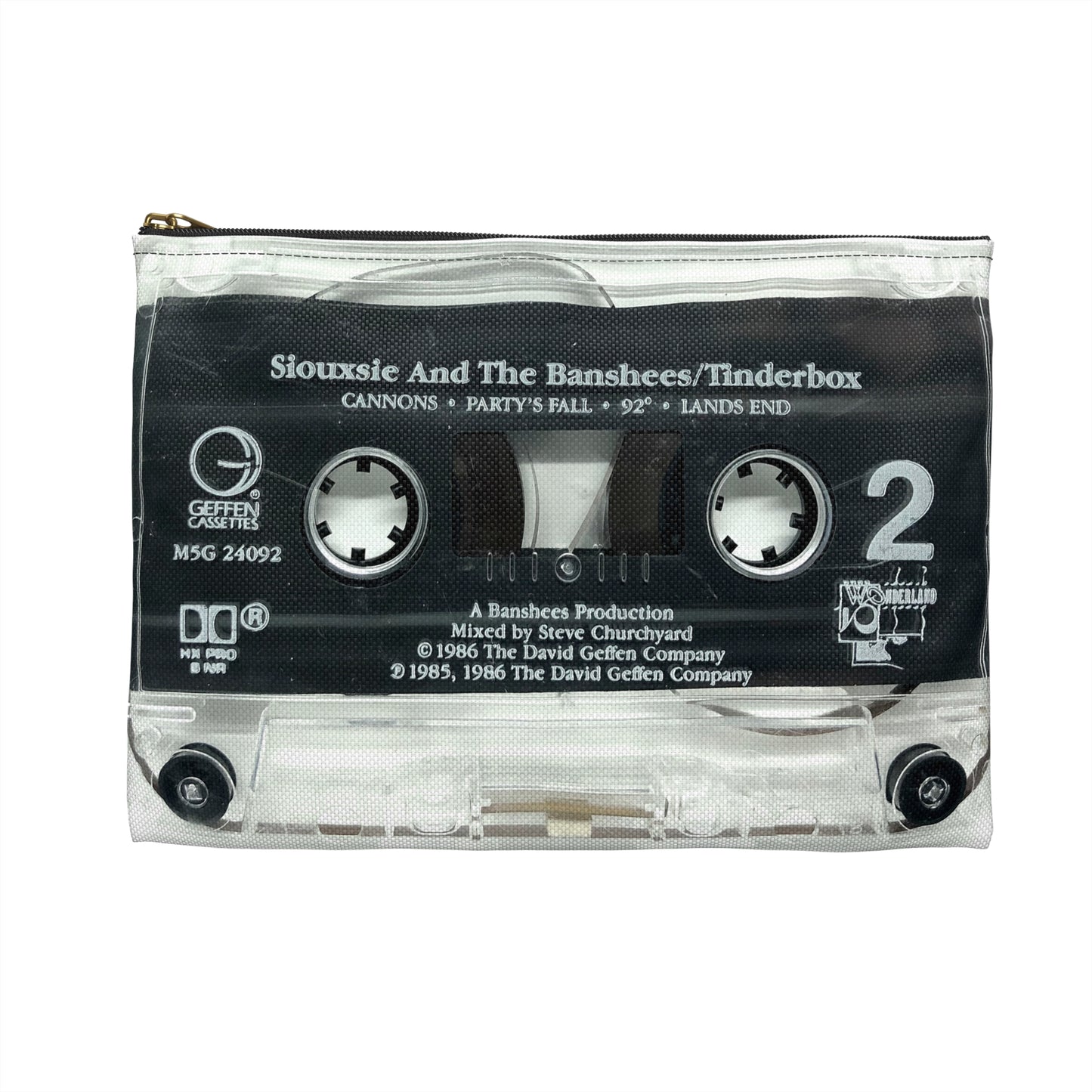 Siouxsie and The Banshees Zipper Pouch - Siouxsie & The Banshees Cassette Tape - Siouxsie Tinderbox Cassette Tape Zipper Pouch