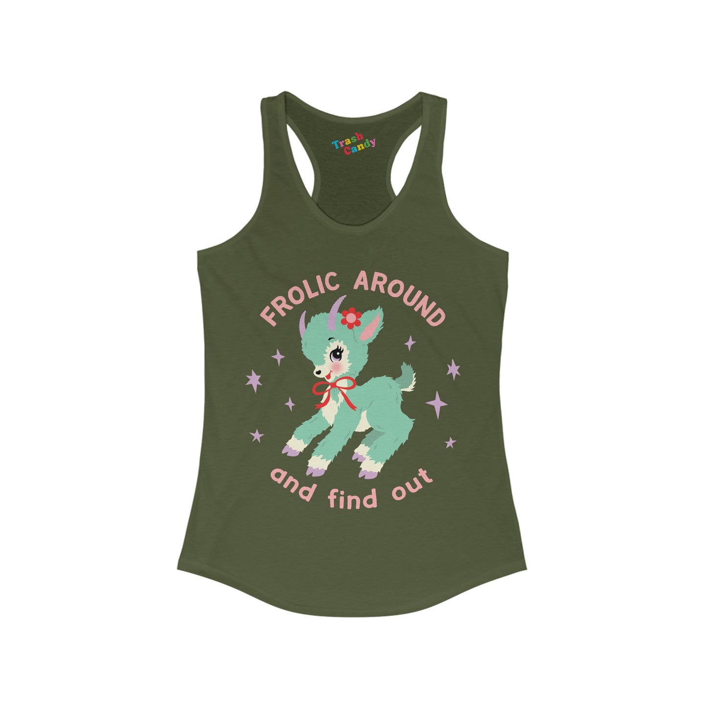 Frolic Around and Find Out Women's Racerback Tank