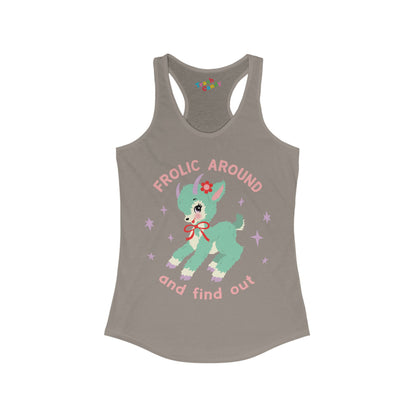 Frolic Around and Find Out Women's Racerback Tank