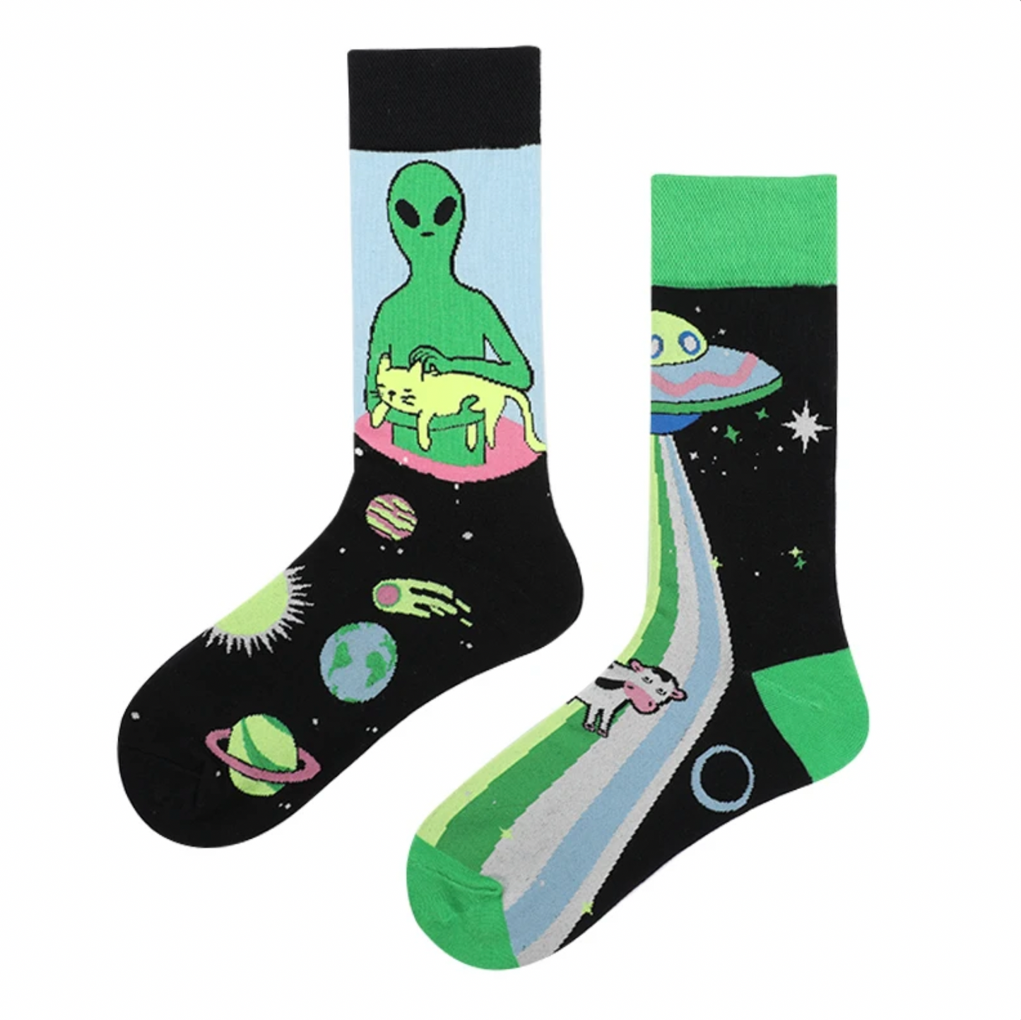 Out of this World Alien Socks