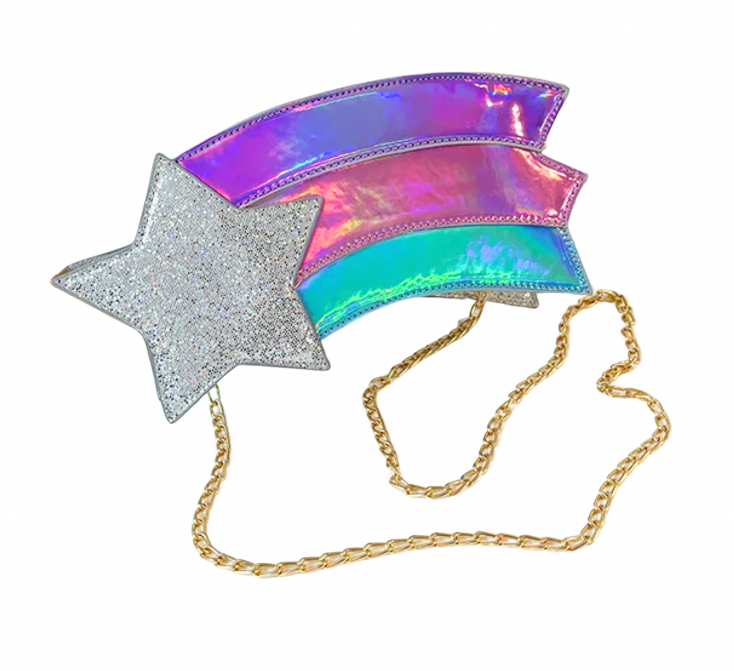 Glitter Holographic Shooting Star Purse