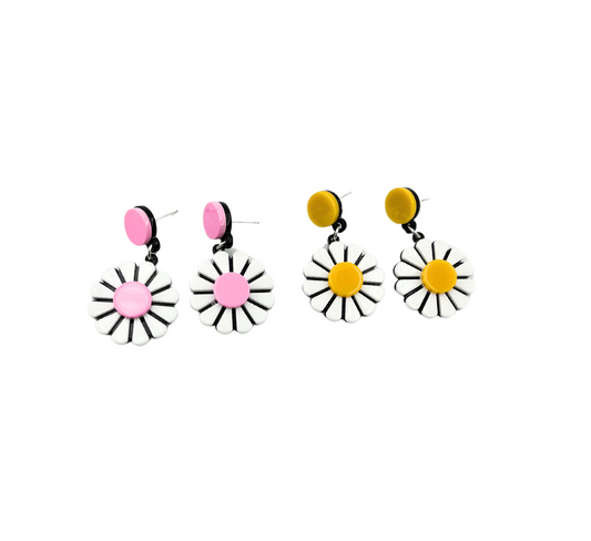 Retro Daisy Earrings