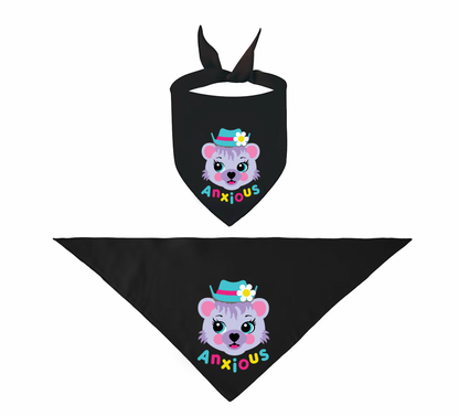 Anxious Bear Pet Bandana