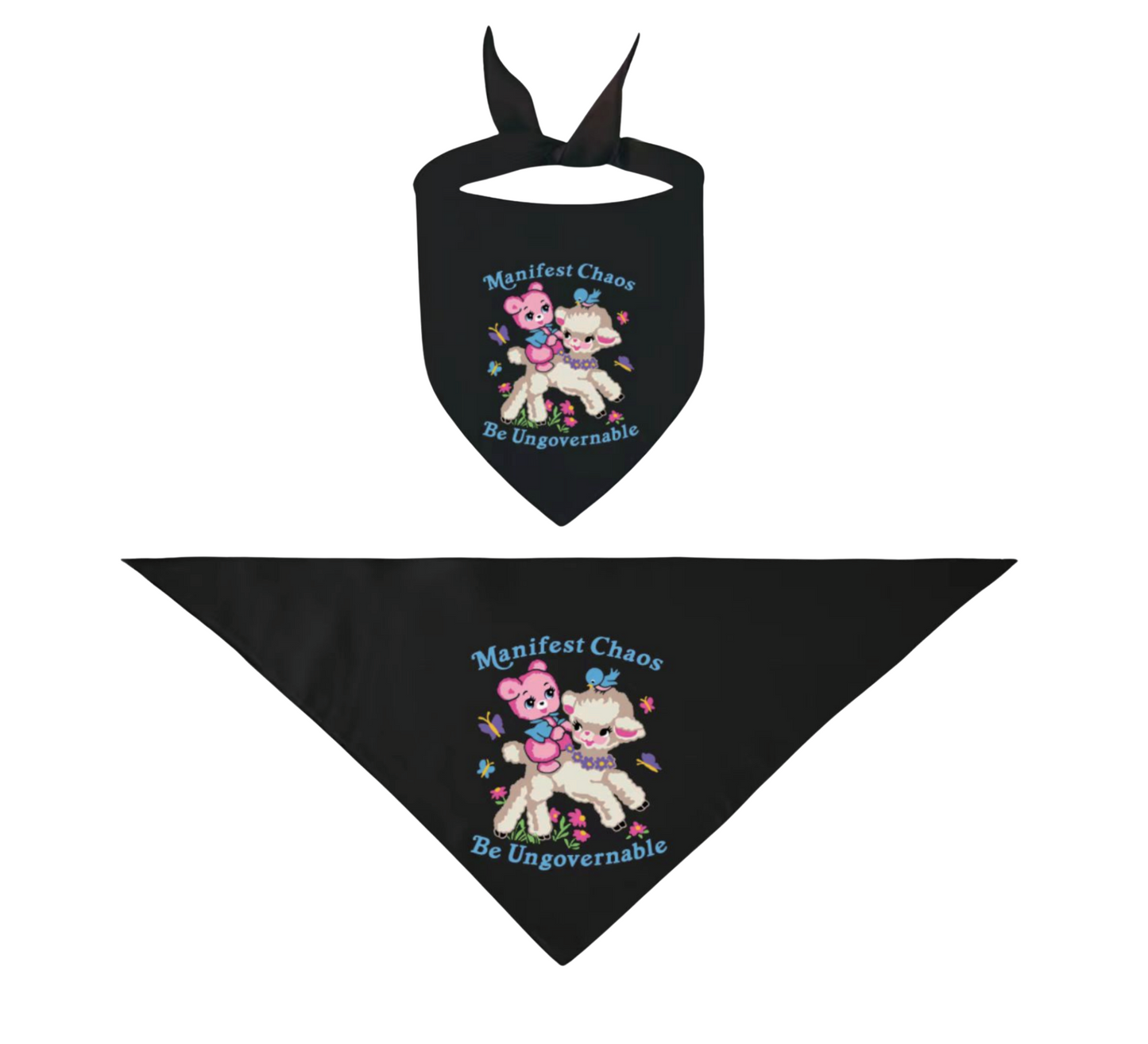 Manifest Chaos Be Ungovernable Pet Bandana