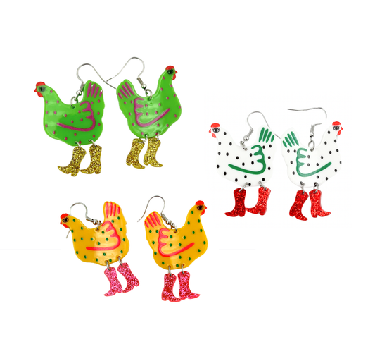 Kickin' Chicken Earrings