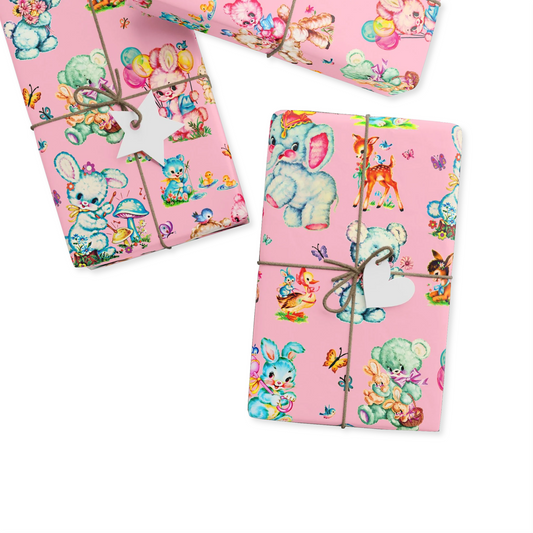 Kitschy Critters Wrapping Paper