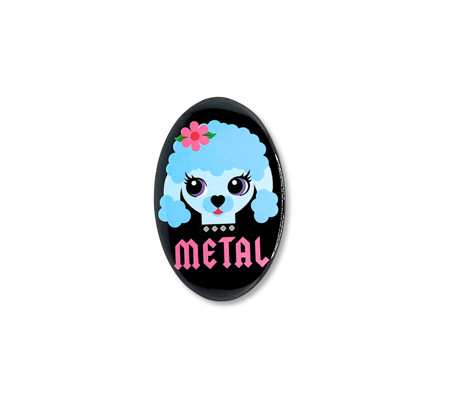 Metal Poodle Pin