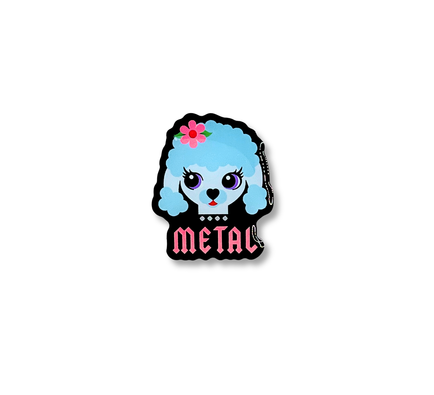 Metal Poodle Pin