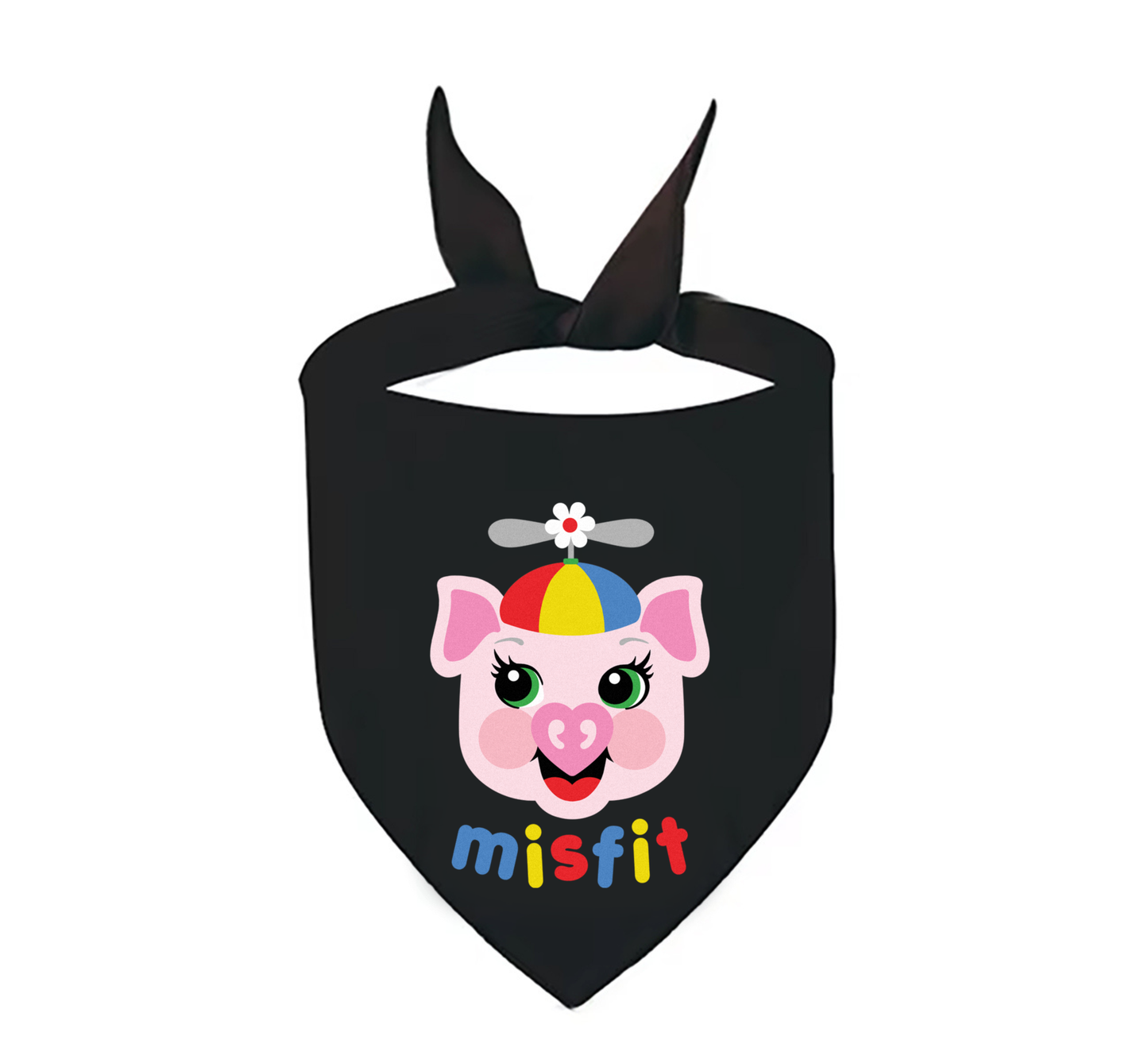 Misfit Piggy Pet Bandana