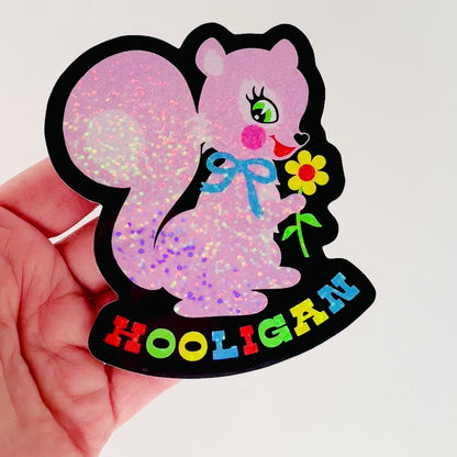 Hooligan Squirrel Sticker